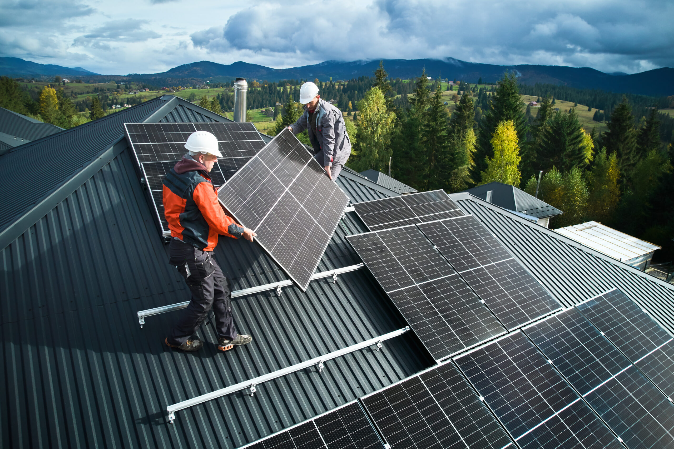 Residential solar panels installed on a Nova Scotia home, showcasing their effectiveness in generating clean energy.